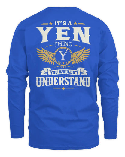 YEN KT06-M008 It’s a [NAME] Thing – You Wouldn’t Understand | Personalized Vintage T-Shirt - Men's Long Sleeved T-Shirt - Royal