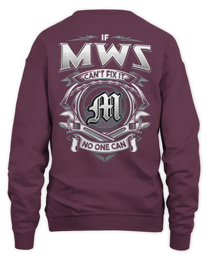 MWS AP81-K4-626 - Personalized Ahmed Quote Apparel “If Ahmed Can't Fix It, No One Can” - Unisex Sweatshirt - Maroon