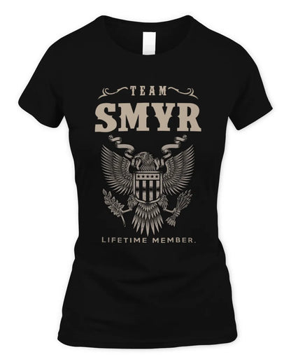 SMYR TP06-K82 – Personalized Classic Style Apparel “Team NAME Lifetime Member” - Women's Standard T-Shirt - Black