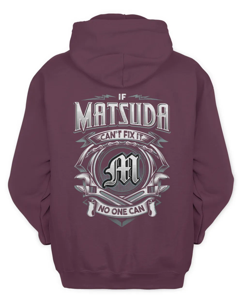 MATSUDA AP81-K4-626 - Personalized Ahmed Quote Apparel “If Ahmed Can't Fix It, No One Can” - Unisex Hoodie - Maroon