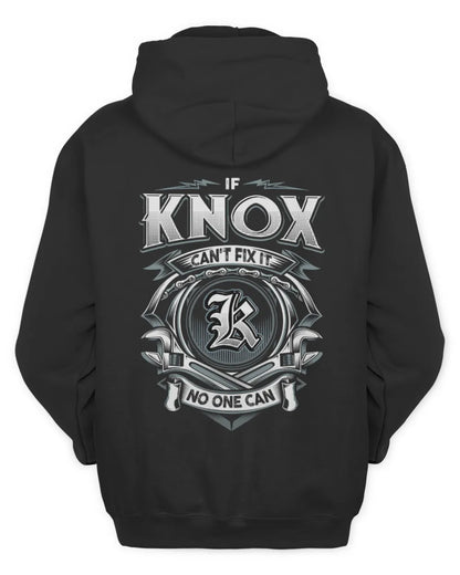 KNOX AP81-K4-626 - Personalized Ahmed Quote Apparel “If Ahmed Can't Fix It, No One Can” - Unisex Hoodie - Black