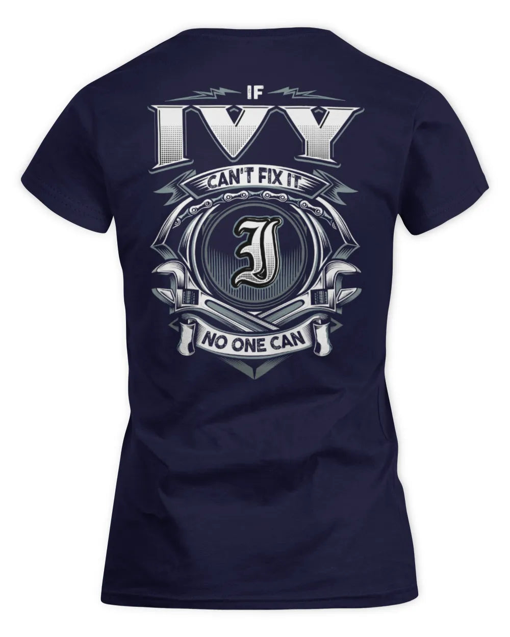 IVY AP81-K4-626 - Personalized Ahmed Quote Apparel “If Ahmed Can't Fix It, No One Can” - Women's Standard T-Shirt - Navy