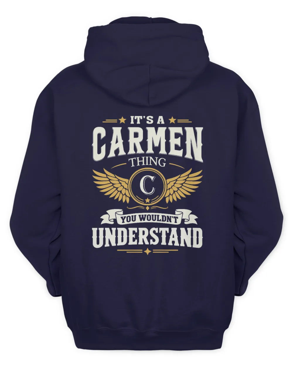 CARMEN KT06-M008 It’s a [NAME] Thing – You Wouldn’t Understand | Personalized Vintage T-Shirt - Unisex Hoodie - Navy