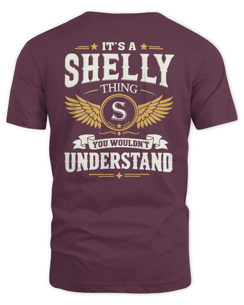 SHELLY KT06-M008 It’s a [NAME] Thing – You Wouldn’t Understand | Personalized Vintage T-Shirt - Unisex Standard T-Shirt - Maroon