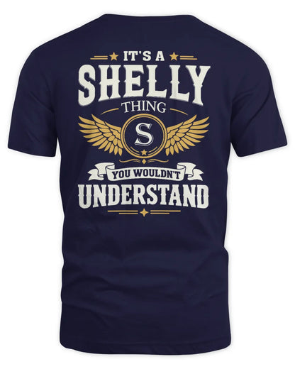 SHELLY KT06-M008 It’s a [NAME] Thing – You Wouldn’t Understand | Personalized Vintage T-Shirt - Unisex Standard T-Shirt - Navy