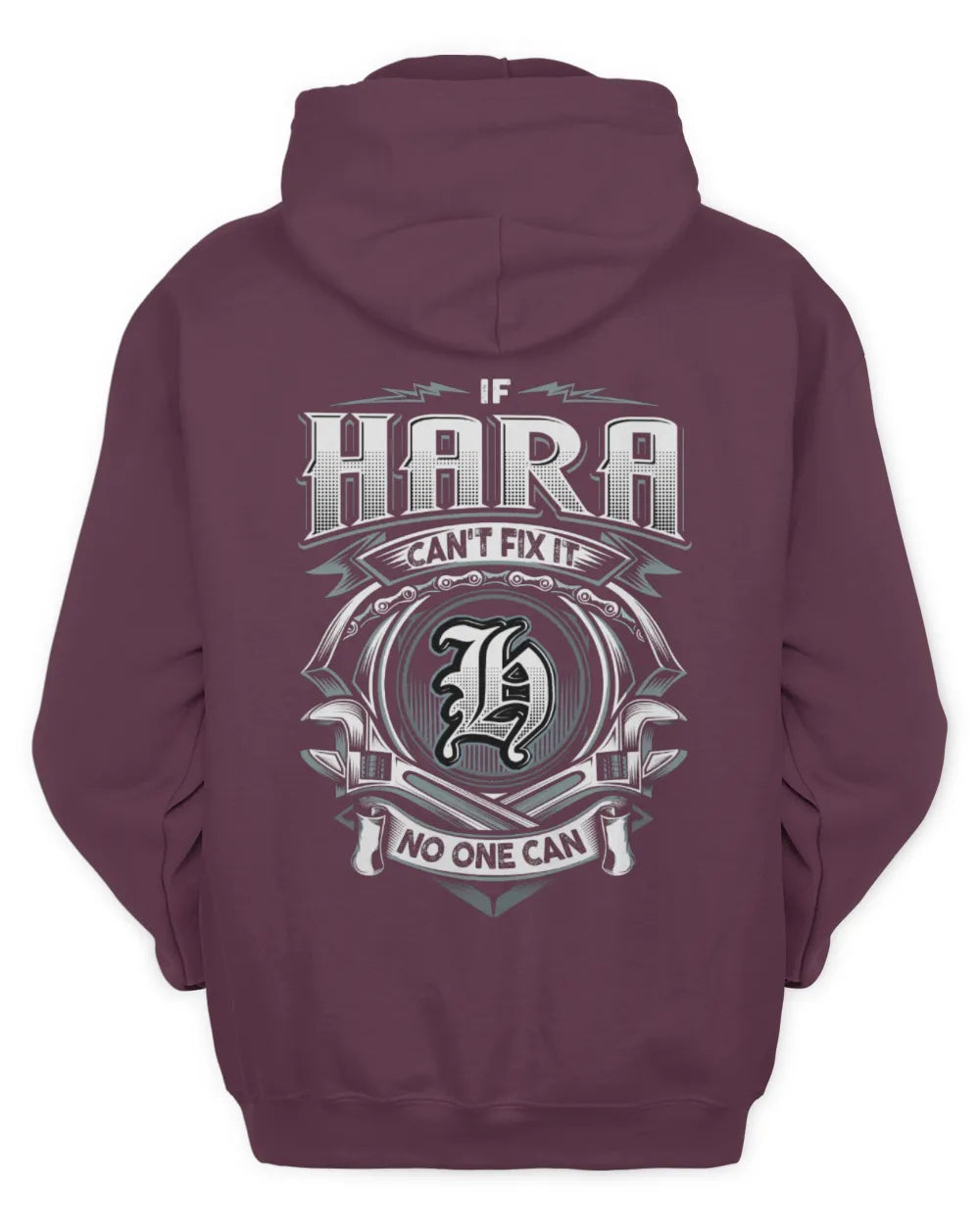HARA AP81-K4-626 - Personalized Ahmed Quote Apparel “If Ahmed Can't Fix It, No One Can” - Unisex Hoodie - Maroon