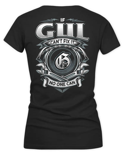 GUL AP81-K4-626 - Personalized Ahmed Quote Apparel “If Ahmed Can't Fix It, No One Can” - Women's V-Neck T-Shirt - Black