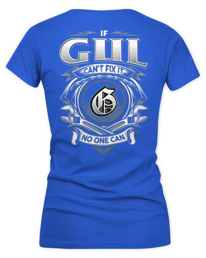 GUL AP81-K4-626 - Personalized Ahmed Quote Apparel “If Ahmed Can't Fix It, No One Can” - Women's V-Neck T-Shirt - Royal