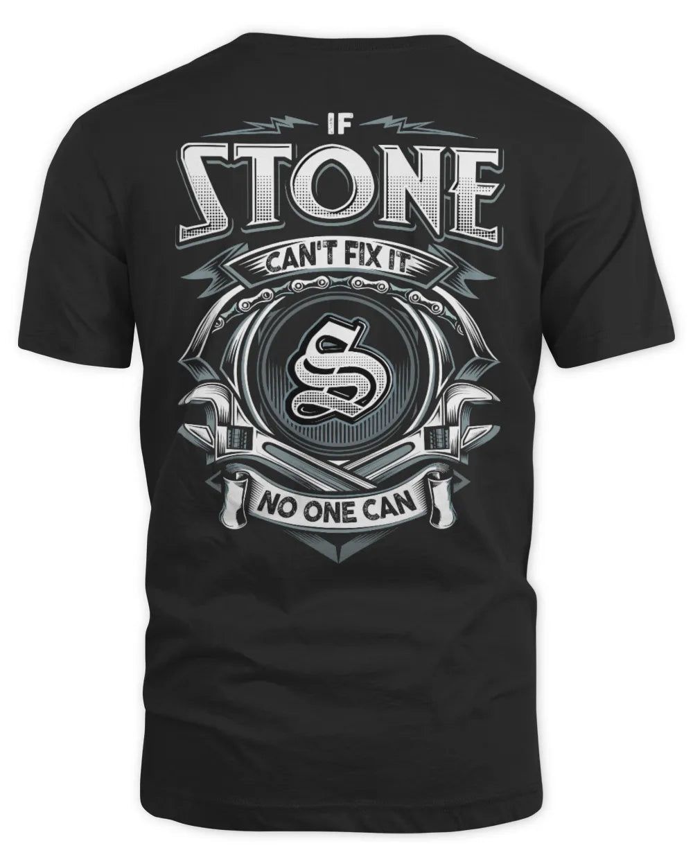STONE AP81-K4-626 - Personalized Ahmed Quote Apparel “If Ahmed Can't Fix It, No One Can” - Unisex Standard T-Shirt - Black