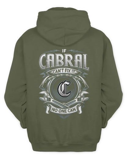 CABRAL AP81-K4-626 - Personalized Ahmed Quote Apparel “If Ahmed Can't Fix It, No One Can” - Unisex Hoodie - Military Green
