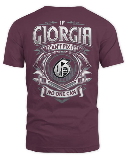 GIORGIA AP81-K4-626 - Personalized Ahmed Quote Apparel “If Ahmed Can't Fix It, No One Can” - Unisex Standard T-Shirt - Maroon
