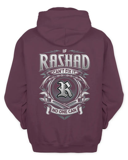 RASHAD AP81-K4-626 - Personalized Ahmed Quote Apparel “If Ahmed Can't Fix It, No One Can” - Unisex Hoodie - Maroon