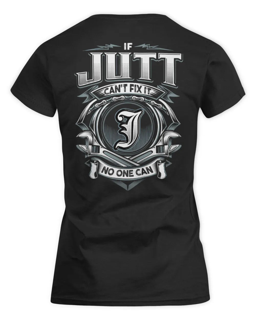 JUTT AP81-K4-626 - Personalized Ahmed Quote Apparel “If Ahmed Can't Fix It, No One Can” - Women's Standard T-Shirt - Black