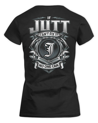 JUTT AP81-K4-626 - Personalized Ahmed Quote Apparel “If Ahmed Can't Fix It, No One Can” - Women's Standard T-Shirt - Black