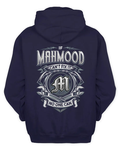 MAHMOOD AP81-K4-626 - Personalized Ahmed Quote Apparel “If Ahmed Can't Fix It, No One Can” - Unisex Hoodie - Navy