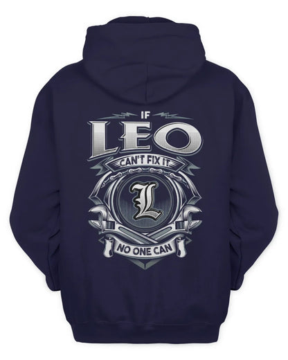 LEO AP81-K4-626 - Personalized Ahmed Quote Apparel “If Ahmed Can't Fix It, No One Can” - Unisex Hoodie - Navy