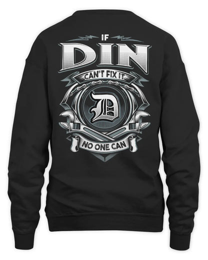 DIN AP81-K4-626 - Personalized Ahmed Quote Apparel “If Ahmed Can't Fix It, No One Can” - Unisex Sweatshirt - Black