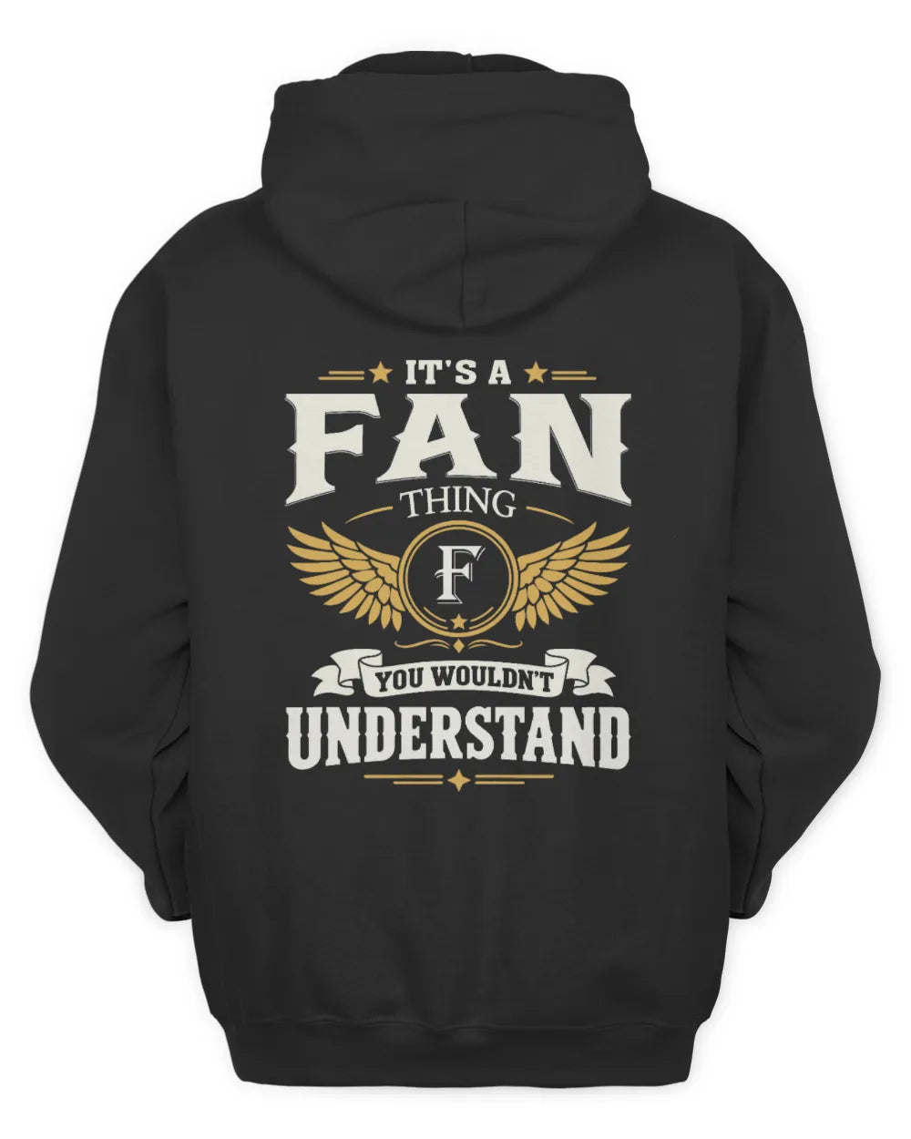 FAN KT06-M008 It’s a [NAME] Thing – You Wouldn’t Understand | Personalized Vintage T-Shirt - Unisex Hoodie - Black