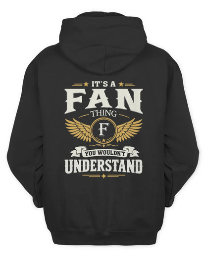 FAN KT06-M008 It’s a [NAME] Thing – You Wouldn’t Understand | Personalized Vintage T-Shirt - Unisex Hoodie - Black
