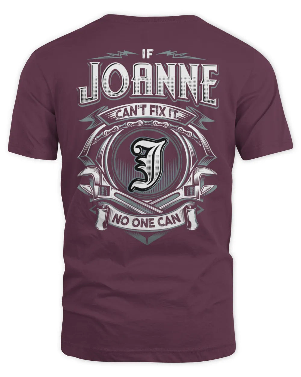 JOANNE AP81-K4-626 - Personalized Ahmed Quote Apparel “If Ahmed Can't Fix It, No One Can” - Unisex Standard T-Shirt - Maroon