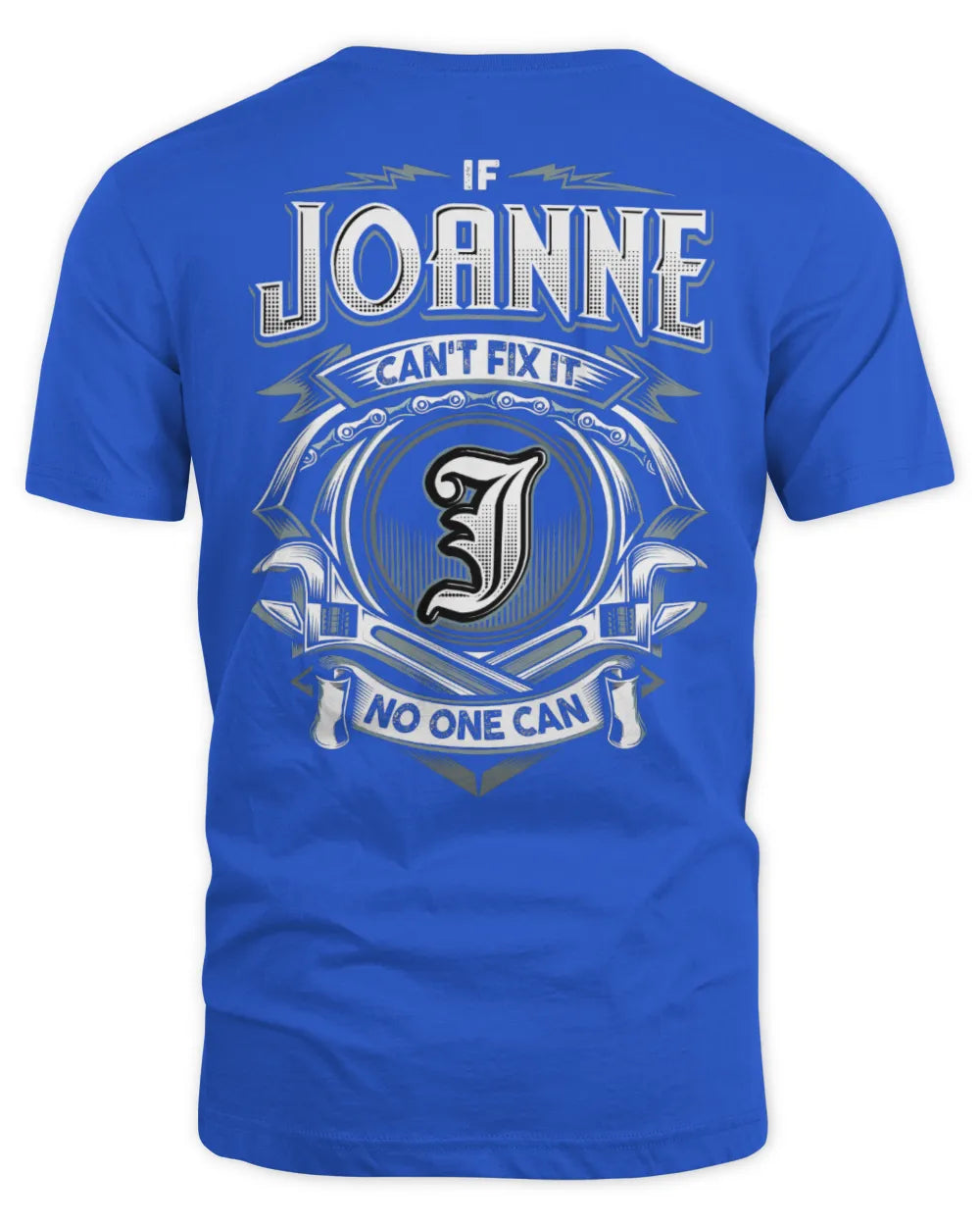 JOANNE AP81-K4-626 - Personalized Ahmed Quote Apparel “If Ahmed Can't Fix It, No One Can” - Unisex Standard T-Shirt - Royal