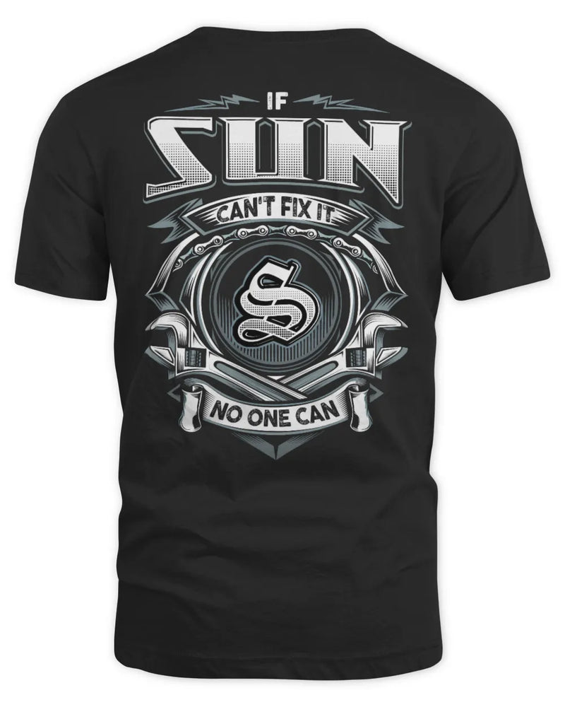 SUN AP81-K4-626 - Personalized Ahmed Quote Apparel “If Ahmed Can't Fix It, No One Can” - Unisex Standard T-Shirt - Black