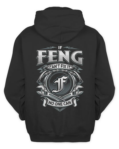 FENG AP81-K4-626 - Personalized Ahmed Quote Apparel “If Ahmed Can't Fix It, No One Can” - Unisex Hoodie - Black