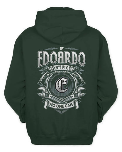 EDOARDO AP81-K4-626 - Personalized Ahmed Quote Apparel “If Ahmed Can't Fix It, No One Can” - Unisex Hoodie - Forest Green