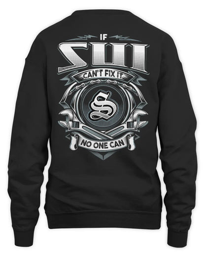 SUI AP81-K4-626 - Personalized Ahmed Quote Apparel “If Ahmed Can't Fix It, No One Can” - Unisex Sweatshirt - Black