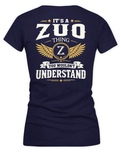 ZUO KT06-M008 It’s a [NAME] Thing – You Wouldn’t Understand | Personalized Vintage T-Shirt - Women's V-Neck T-Shirt - Navy