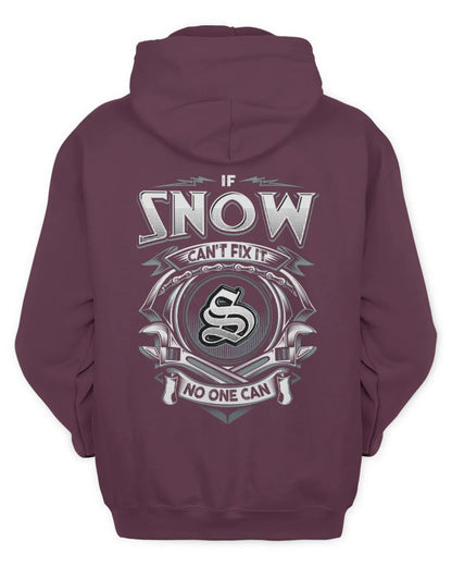 SNOW AP81-K4-626 - Personalized Ahmed Quote Apparel “If Ahmed Can't Fix It, No One Can” - Unisex Hoodie - Maroon