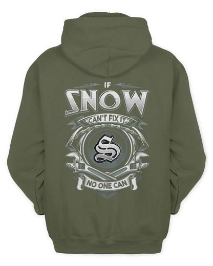 SNOW AP81-K4-626 - Personalized Ahmed Quote Apparel “If Ahmed Can't Fix It, No One Can” - Unisex Hoodie - Military Green