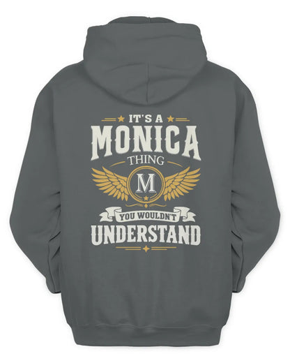 MONICA KT06-M008 It’s a [NAME] Thing – You Wouldn’t Understand | Personalized Vintage T-Shirt - Unisex Hoodie - Charcoal