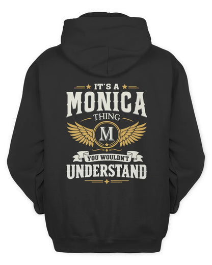 MONICA KT06-M008 It’s a [NAME] Thing – You Wouldn’t Understand | Personalized Vintage T-Shirt - Unisex Hoodie - Black