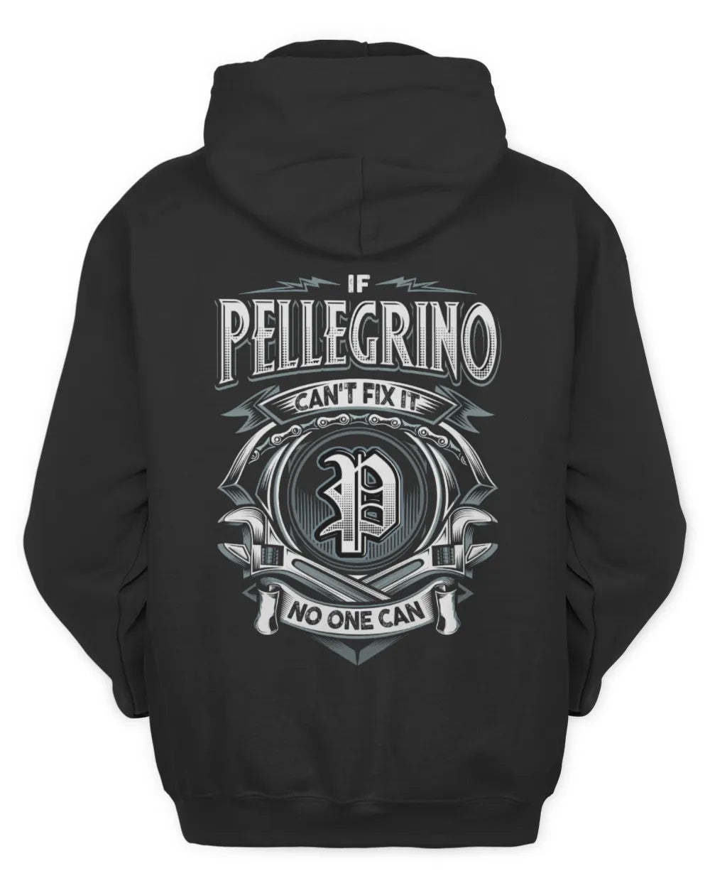 PELLEGRINO AP81-K4-626 - Personalized Ahmed Quote Apparel “If Ahmed Can't Fix It, No One Can” - Unisex Hoodie - Black