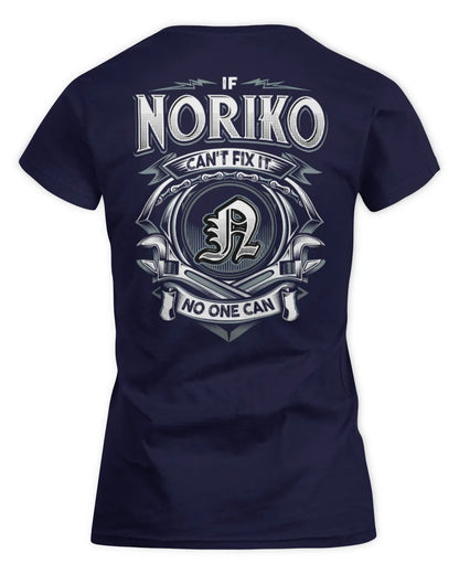 NORIKO AP81-K4-626 - Personalized Ahmed Quote Apparel “If Ahmed Can't Fix It, No One Can” - Women's Standard T-Shirt - Navy