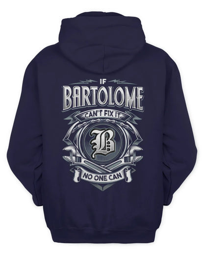 BARTOLOME AP81-K4-626 - Personalized Ahmed Quote Apparel “If Ahmed Can't Fix It, No One Can” - Unisex Hoodie - Navy