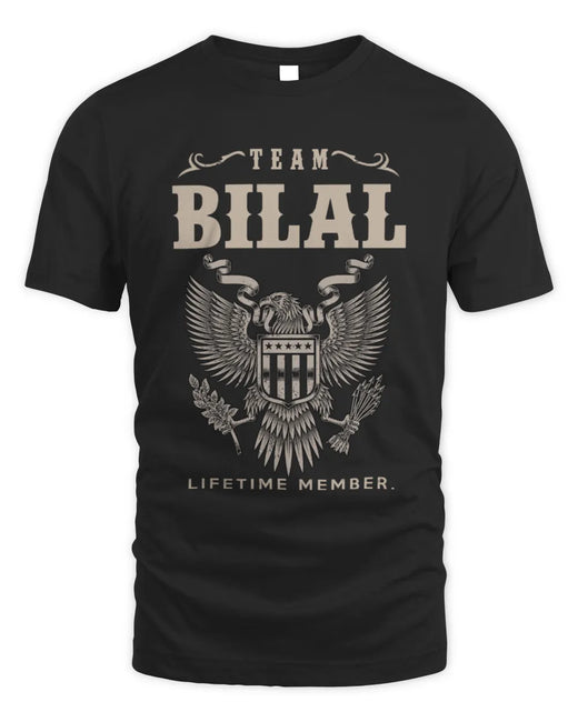 BILAL TP06-K82 – Personalized Classic Style Apparel “Team NAME Lifetime Member”