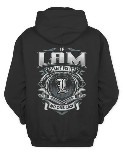 LAM AP81-K4-626 - Personalized Ahmed Quote Apparel “If Ahmed Can't Fix It, No One Can” - Unisex Hoodie - Black