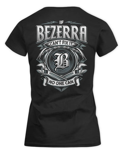 BEZERRA AP81-K4-626 - Personalized Ahmed Quote Apparel “If Ahmed Can't Fix It, No One Can” - Women's Standard T-Shirt - Black