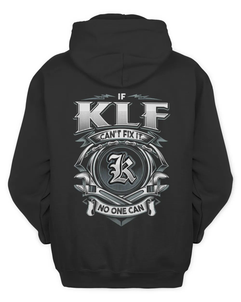 KLF AP81-K4-626 - Personalized Ahmed Quote Apparel “If Ahmed Can't Fix It, No One Can” - Unisex Hoodie - Black