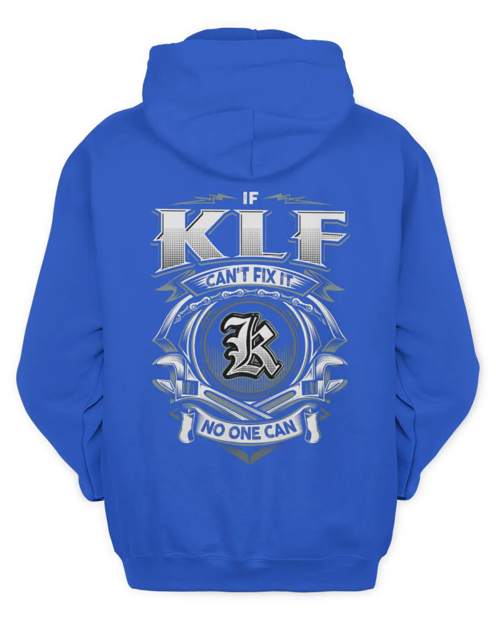 KLF AP81-K4-626 - Personalized Ahmed Quote Apparel “If Ahmed Can't Fix It, No One Can” - Unisex Hoodie - Royal