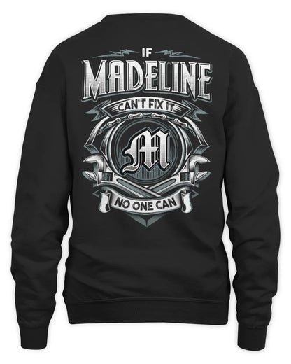 MADELINE AP81-K4-626 - Personalized Ahmed Quote Apparel “If Ahmed Can't Fix It, No One Can” - Unisex Sweatshirt - Black
