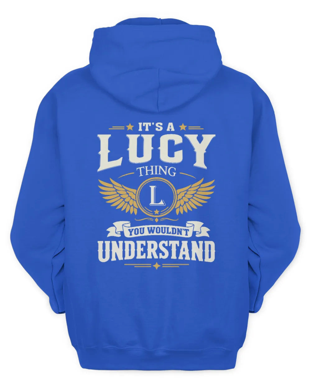 LUCY KT06-M008 It’s a [NAME] Thing – You Wouldn’t Understand | Personalized Vintage T-Shirt - Unisex Hoodie - Royal