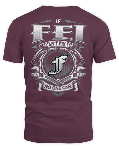 FEI AP81-K4-626 - Personalized Ahmed Quote Apparel “If Ahmed Can't Fix It, No One Can” - Unisex Standard T-Shirt - Maroon