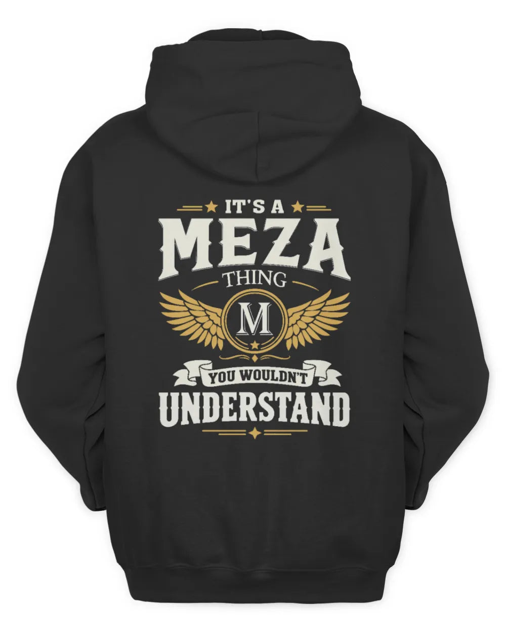 MEZA KT06-M008 It’s a [NAME] Thing – You Wouldn’t Understand | Personalized Vintage T-Shirt - Unisex Hoodie - Black