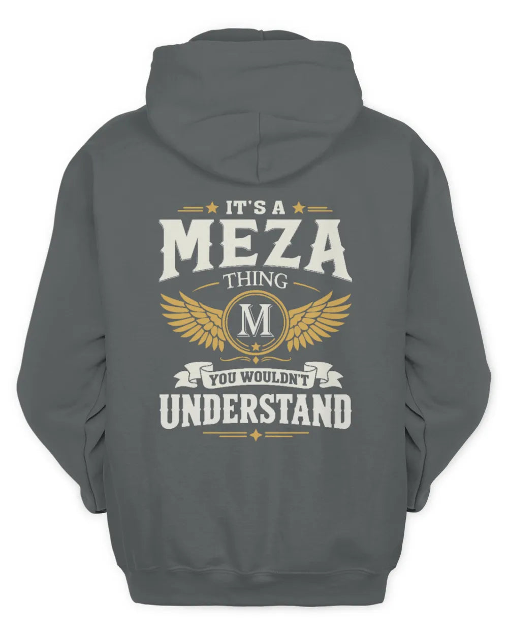 MEZA KT06-M008 It’s a [NAME] Thing – You Wouldn’t Understand | Personalized Vintage T-Shirt - Unisex Hoodie - Charcoal
