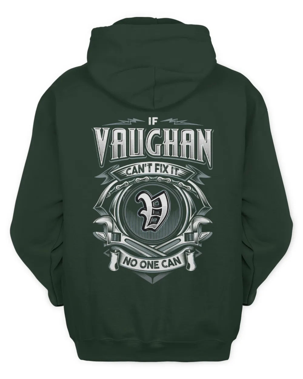 VAUGHAN AP81-K4-626 - Personalized Ahmed Quote Apparel “If Ahmed Can't Fix It, No One Can” - Unisex Hoodie - Forest Green