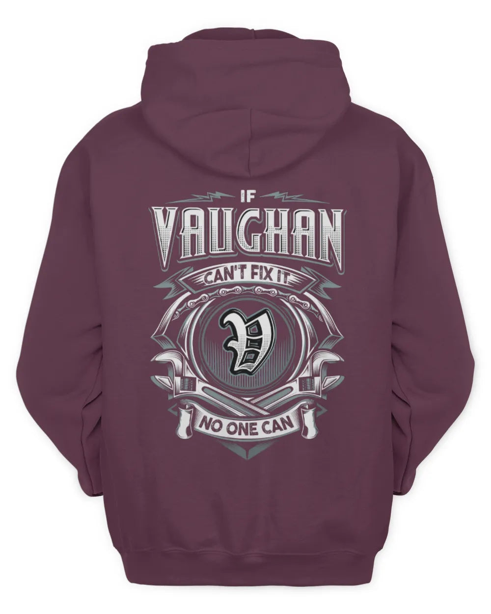 VAUGHAN AP81-K4-626 - Personalized Ahmed Quote Apparel “If Ahmed Can't Fix It, No One Can” - Unisex Hoodie - Maroon