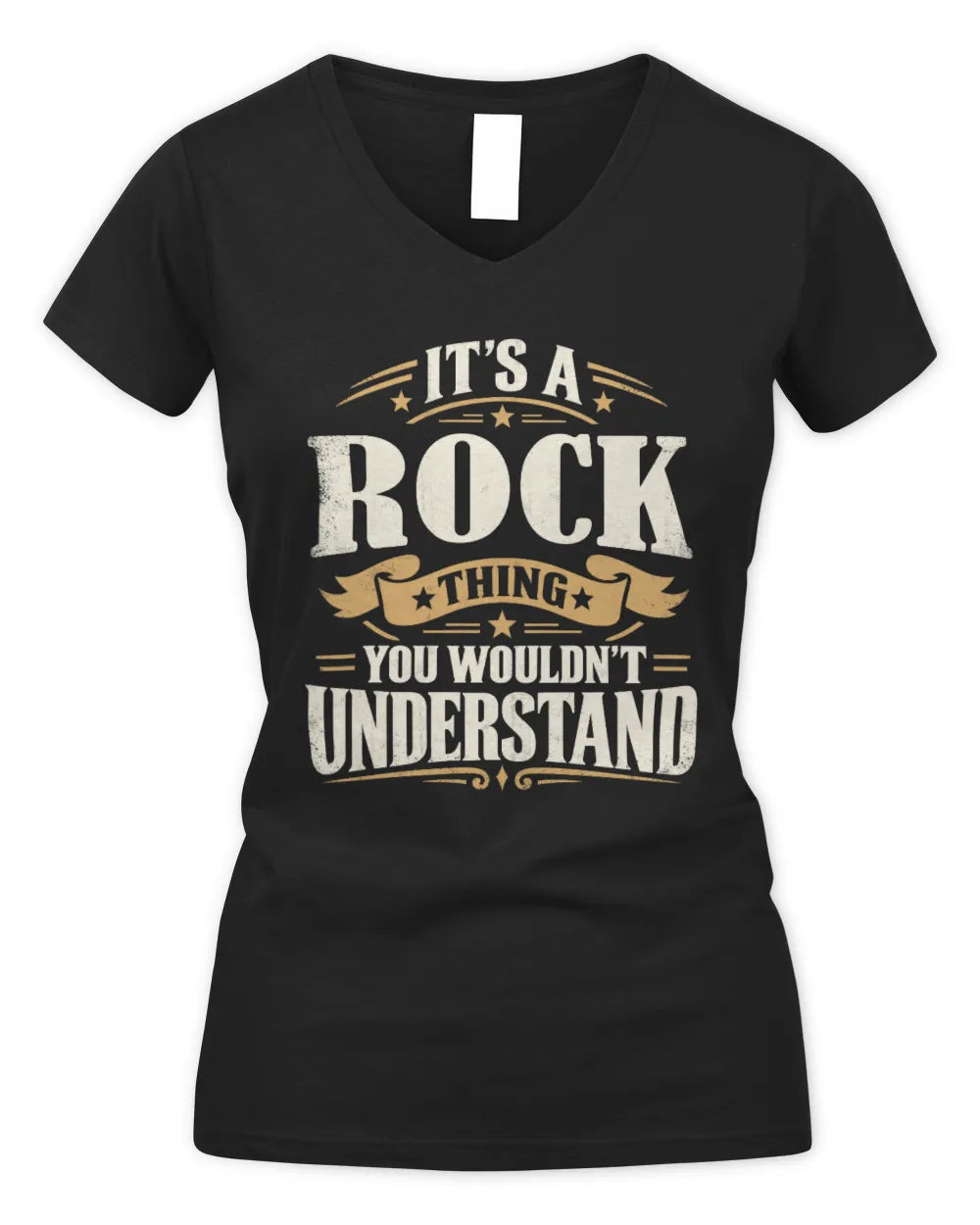 ROCK P08 TH51 - Personalized “It’s a/an [NAME] Thing – You Wouldn’t Understand” Shirt - Women's V-Neck T-Shirt - Black